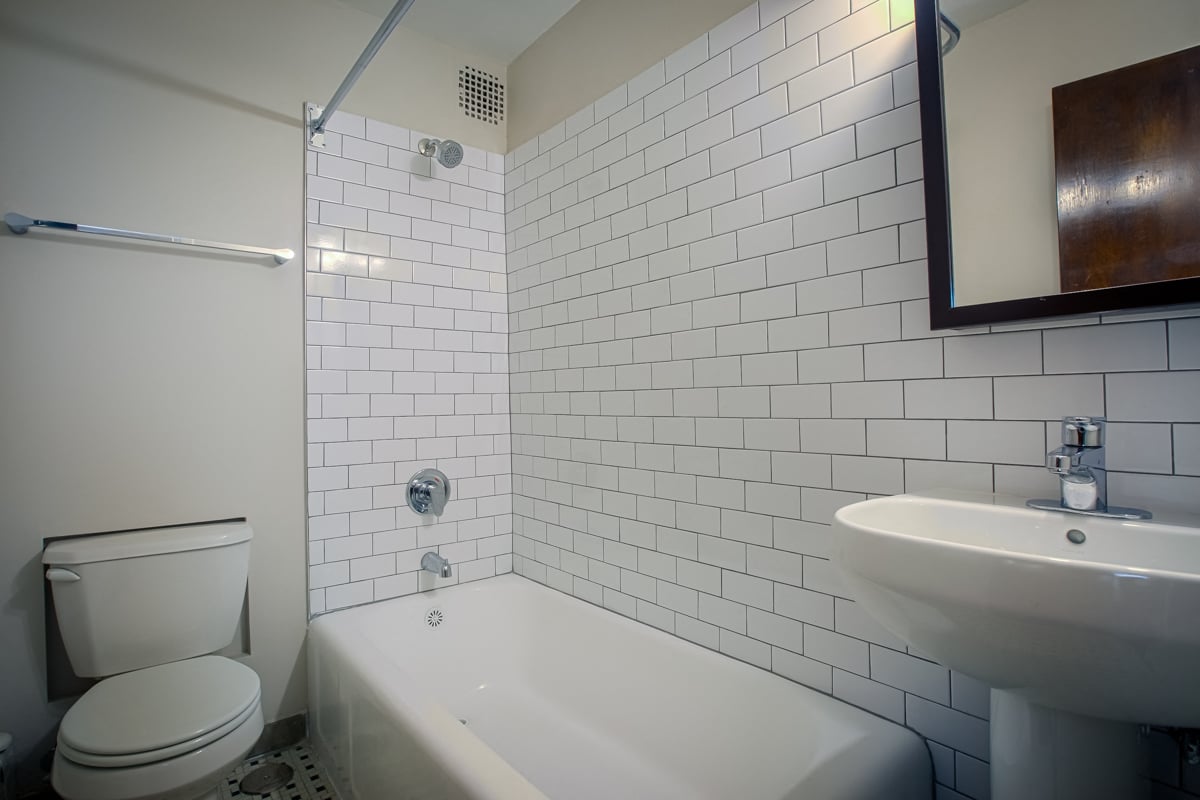 renovated bathroom remodel hyde park chicago apartment home rent